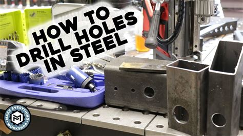 drilling holes into metal boxes|drill press for metal holes.